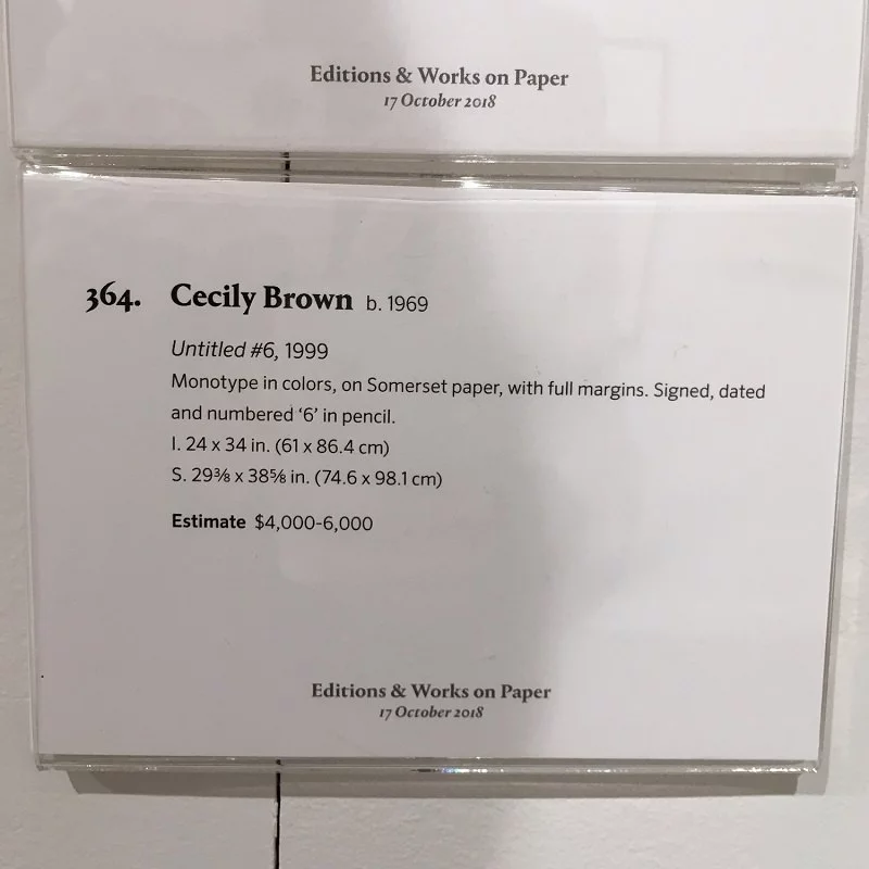 Prints and Multiples | Printmaking Techniques | Cecily Brown Monotype Tag