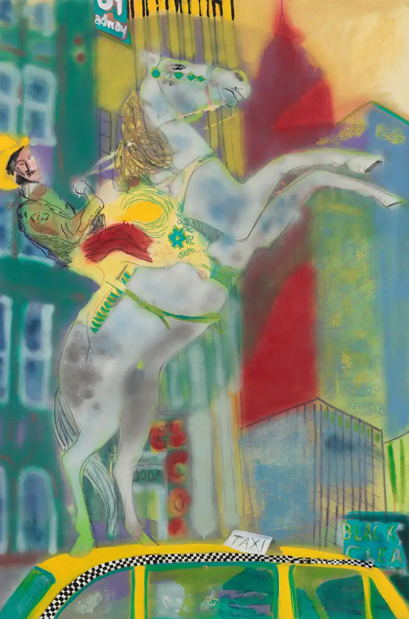 Peter Doig Paintings | High Horses (1982)