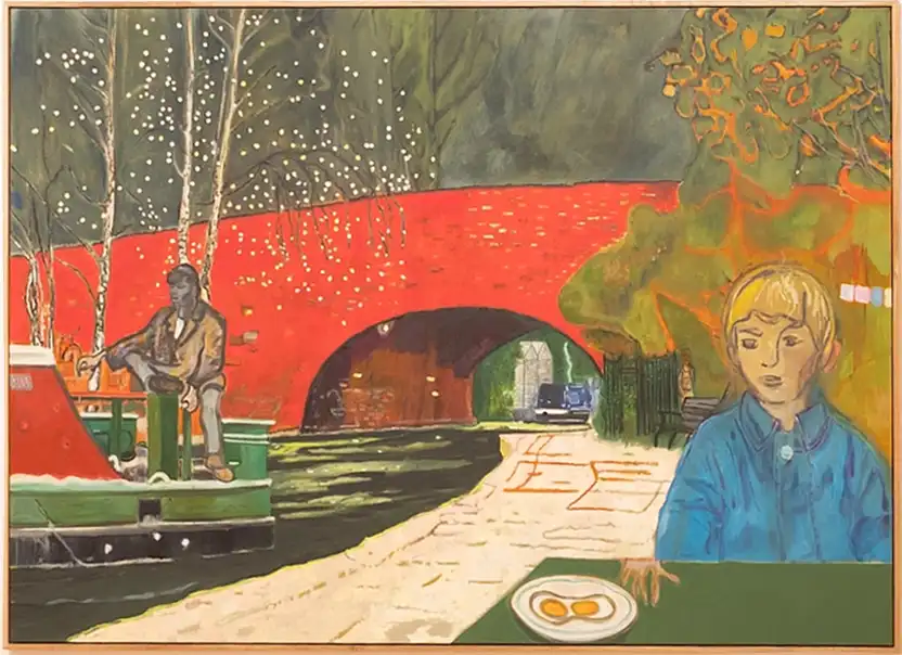 Peter Doig Paintings | Canal (2023)