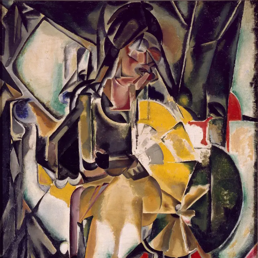 María Blanchard | Mujer Con Abanico | Museo Picasso Málaga