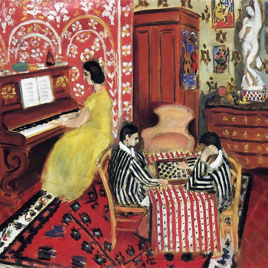 Henri Matisse | Pianist and Checker Players (1924)